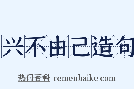 兴不由己造句是什么意思的图片